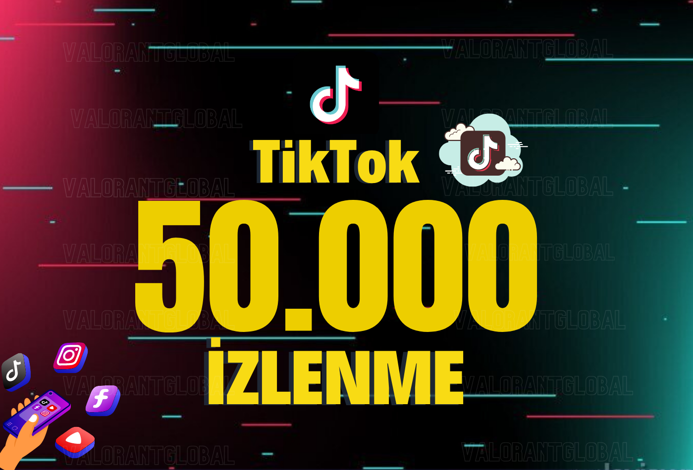 50000 TikTok İzlenme | KESFET ETKİLİ