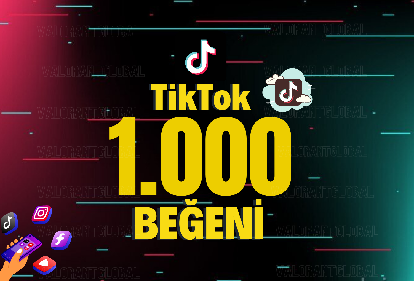 1000 TikTok Beğeni | KESFET ETKİLİ